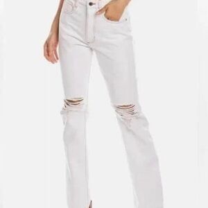 Weworewhat Women's White Jeans